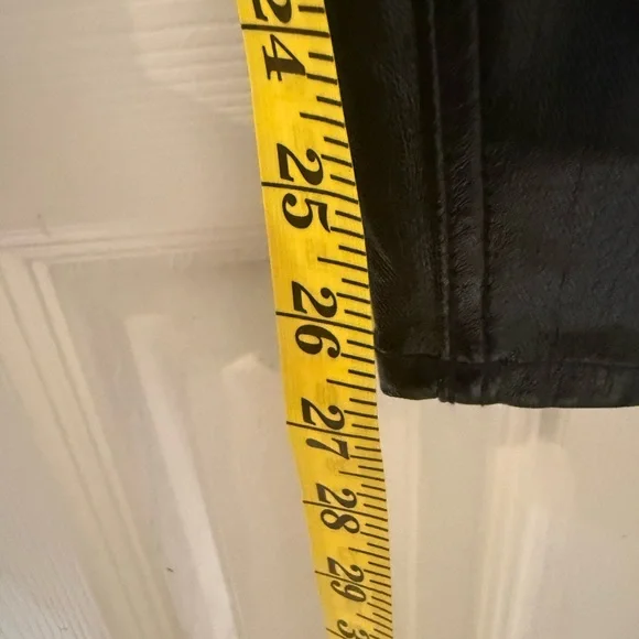 Free people - We the Free - phoenix coated vegan leather pants size 29 nwot - Picture 12 of 12